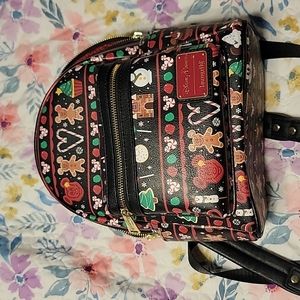 Disney Parks Loungefly Chistmas snacks back pack